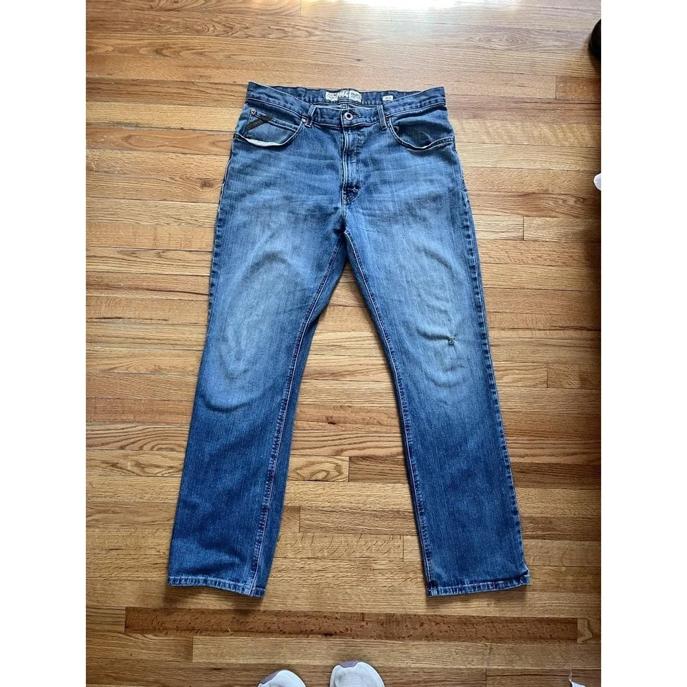 Ariat Jeans Mens 38x36 Blue M4 Legacy Relaxed Boot Cut Denim Western Cowboy